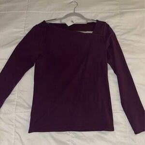 NWT burgundy top
